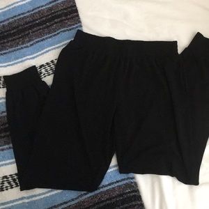 Black joggers